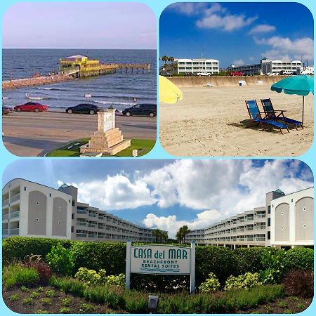 Casa Del Mar Beach View Галвестън Екстериор снимка