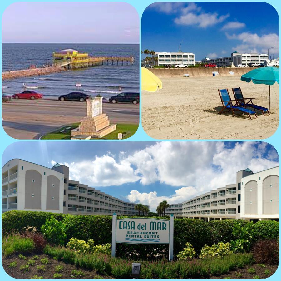 Casa Del Mar Beach View Галвестън Екстериор снимка